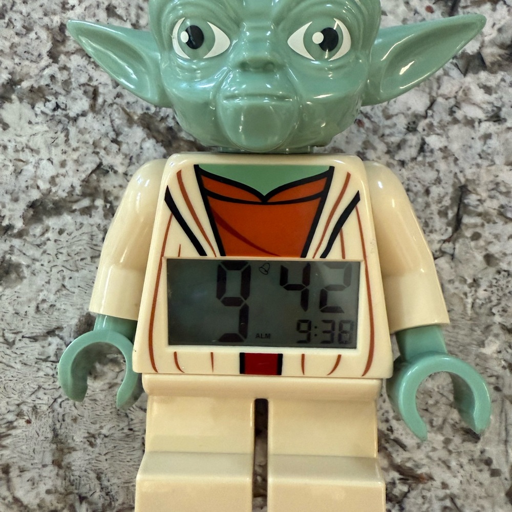 Yoda LEGO Star Wars digital Alarm Clock